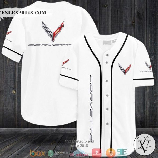 Chevrolet Corvette Jersey Baseball Shirt