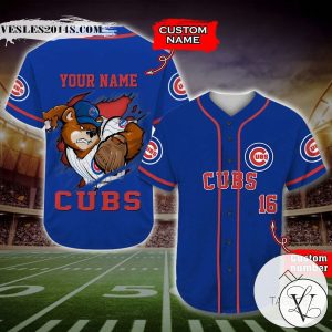 Chicago Cubs Baseball Jersey MLB Custom Name And Number