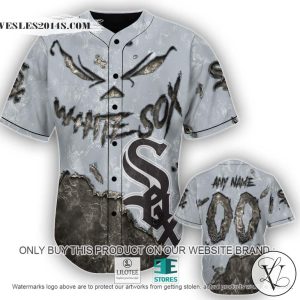 Chicago White Sox Blood Personalized Baseball Jersey