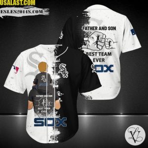 Chicago White Sox Father And Son Team Baseball Jersey Shirt