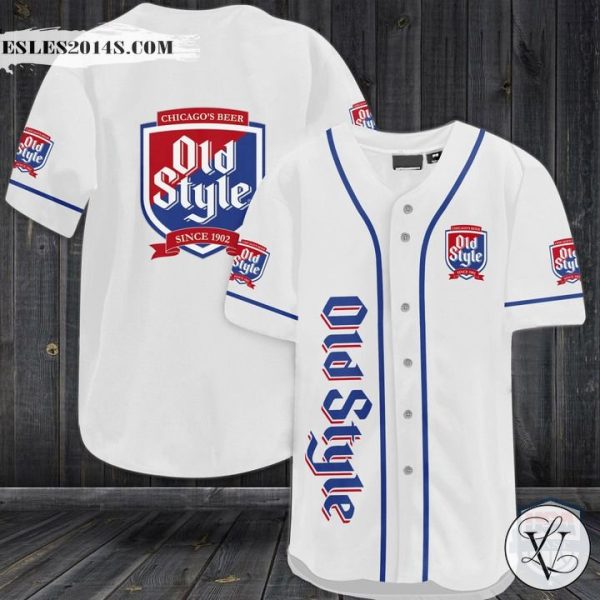 Chicago’s Beer Old Style Baseball Jersey 070222