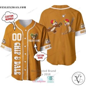 Chip N Dale Personalized Play Baseball Jersey Shirt