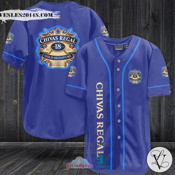 Chivas Regal 18 Gold Signature Baseball Jersey Shirt