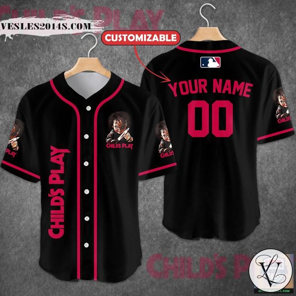 Chucky Child’s Play Personalized Baseball Jersey Shirt