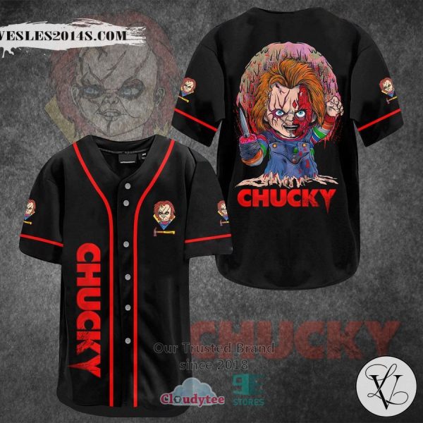 Chucky Horror Movie Baseball Jersey