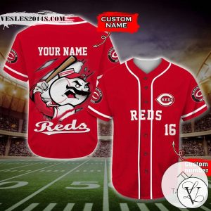 Cincinnati Reds Baseball Jersey MLB Custom Name And Number