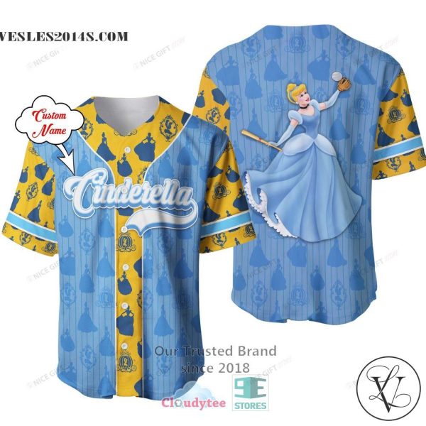 Cinderella Custom Name Baseball Jersey Shirt