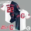Cleveland Guardians Bad Bunny 22 Baseball Jersey