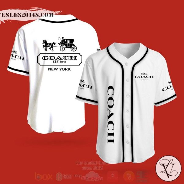 Coach Est 1941 New York Baseball Jersey