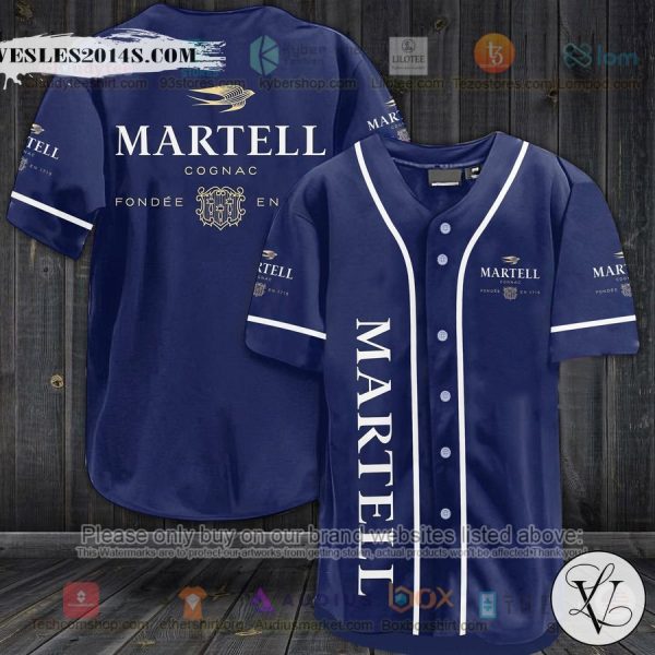 Cognac Martell Blue Baseball Jersey