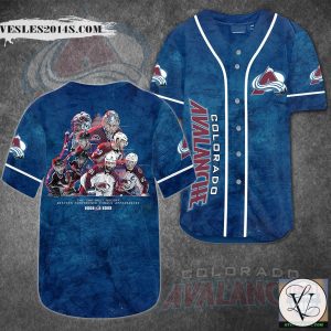 Colorado Avalanche Vintage Baseball Jersey Shirt