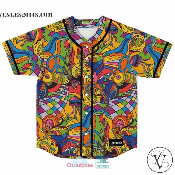 Colorful Trippy Baseball Jersey