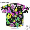 Colorful Trippy Shapes Baseball Jersey