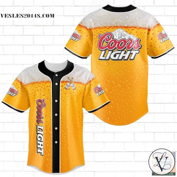 Coors Light Baseball Jersey Shirt 2022