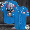 Coors Light Beer Skull Baseball Jersey Shirt