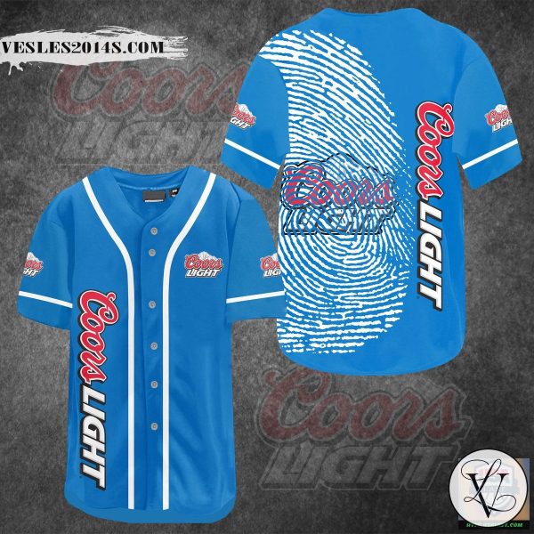 Coors Light DNA Baseball Jersey Shirt
