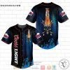 Coors Light Flame Skull Baseball Jersey