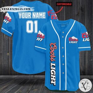 Coors Light Personalized Baseball Jersey