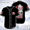 Coors Light Skull United States Flag black Baseball Jersey