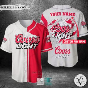 Coors Light Your Name Baseball Jersey