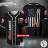 Coors Light Your Name Flag Black Baseball Jersey