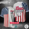 Coors Light Your Name US Flag Baseball Jersey