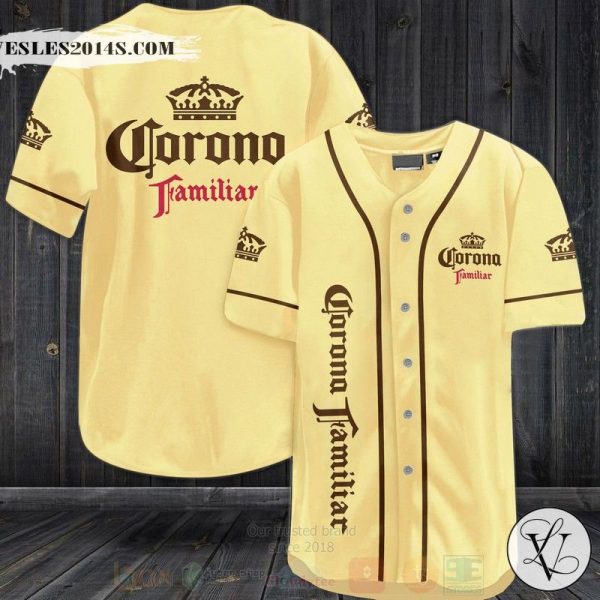 Corona Familiar Beer Baseball Jersey Shirt