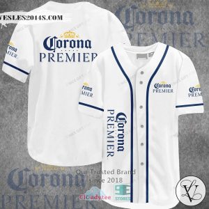 Corona Premier logo white Baseball Jersey