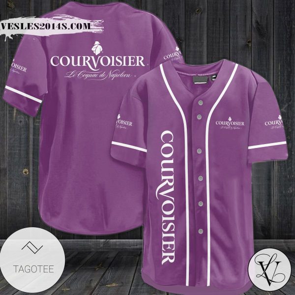 Courvoisier Le Cognac De Napoleon Purple Baseball Jersey