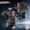 Cross Doodle Sugar Skull Baseball Jersey