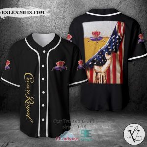 Crown Royal Beer United States Flag Baseball Jersey