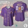 Crown Royal Best Dad Ever Purple Baseball Jersey