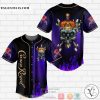 Crown Royal Flame Skull Baseball Jersey