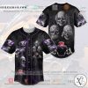 Crown Royal No Evil skull Baseball Jersey
