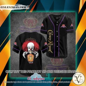 Crown Royal Pennywise black Baseball Jersey