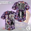Crown Royal Skeleton flowers Baseball Jersey