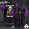 Crown Royal Skull You Laugh I Laugh I Kill You Baseball Jersey Shirt