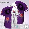 Crown Royal Skull white purple Baseball Jersey