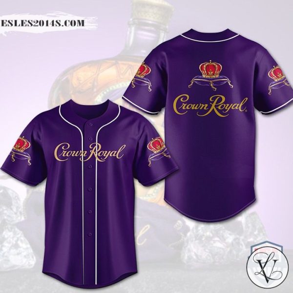 Crown Royal Whisky Baseball Jersey Shirt 280122