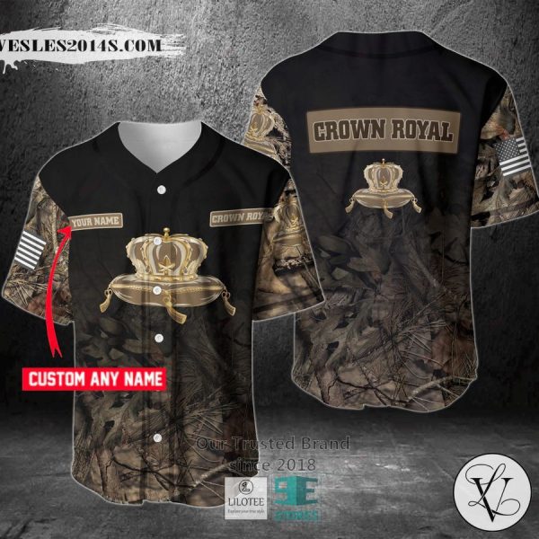 Crown Royal Your Name Hunting Baseball Jersey