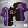 Crown Royal Your Name Purple Black Baseball Jersey