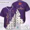 Crown Royal logo pattern purple Baseball Jersey
