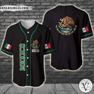 Custom Name Mexico Baseball Jersey