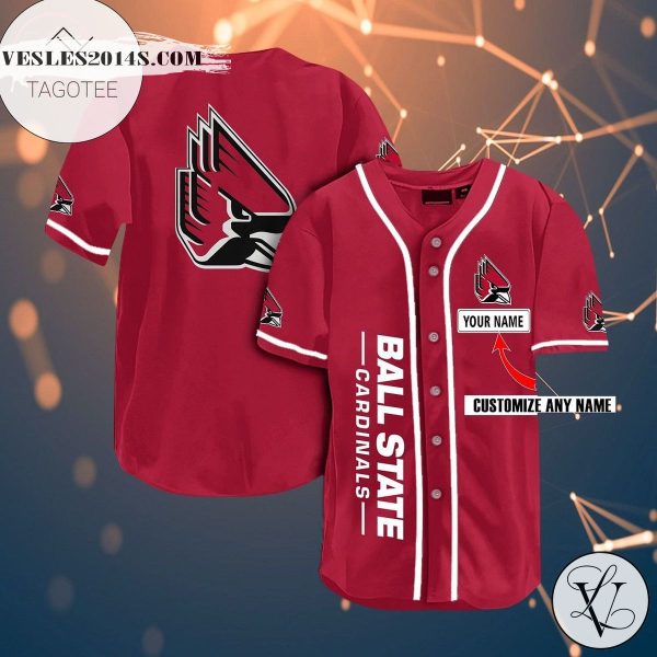Custom Name Ncaa Ball State Cardinals Baseball Jersey – Premium Jersey – Custom Name Jersey Sport For Fans