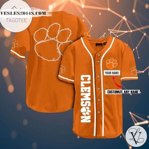 Custom Name Ncaa Clemson Tigers Baseball Jersey – Premium Jersey – Custom Name Jersey Sport For Fans