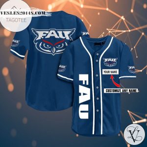 Custom Name Ncaa Florida Atlantic Baseball Jersey – Premium Jersey – Custom Name Jersey Sport For Fans