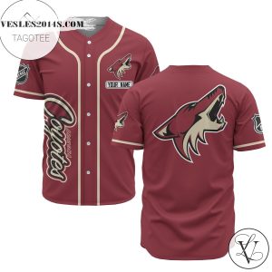 Custom Name Nhl Arizona Coyotes Red Baseball Jersey – Premium Jersey – Custom Name Jersey Sport For Fans
