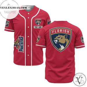Custom Name Nhl Florida Panthers Baseball Red Baseball Jersey – Premium Jersey – Custom Name Jersey Sport For Fans