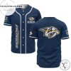 Custom Name Nhl Nashville Predators Blue Baseball Jersey – Premium Jersey – Custom Name Jersey Sport For Fans
