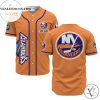 Custom Name Nhl New York Islanders Baseball Orange Baseball Jersey – Premium Jersey – Custom Name Jersey Sport For Fans